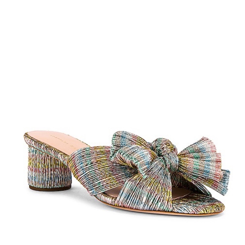 Loeffler Randall EMILIA KNOT MULE PASTEL CANDY